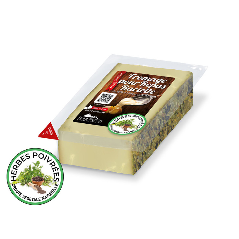 Lingotin pour raclette aux Herbes Poivrées 175g Lingotin pour raclette aux Herbes Poivrées 175g