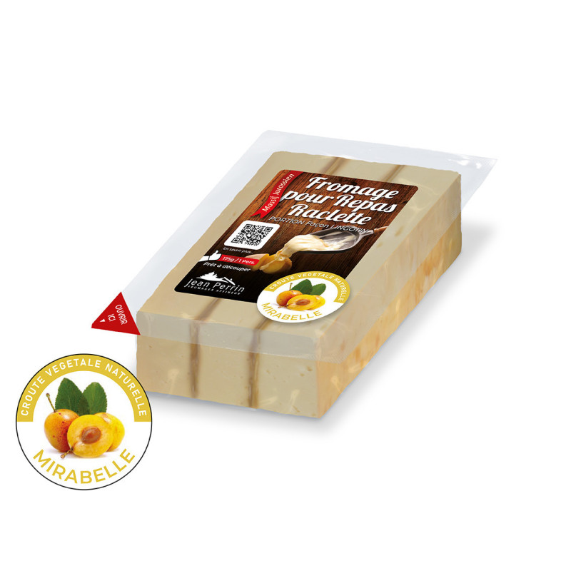 Lingotin pour raclette à la Mirabelle 175g Lingotin pour raclette à la Mirabelle 175g