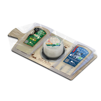 La planche du Fromager n°II 300g (Tomme des monts-Val de lou frais-légende bleue)