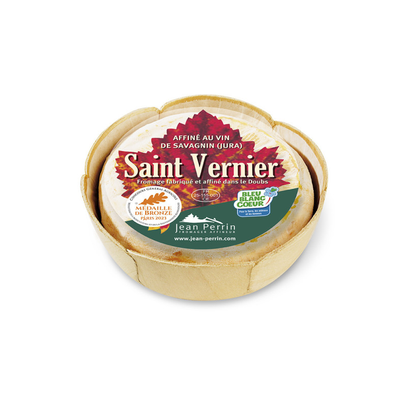 Mini Saint Vernier affiné au vin d'arbois 100g