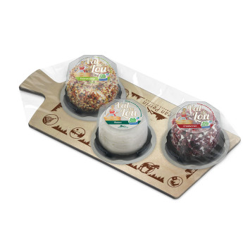 La planche du Fromager n°VIII 300g (Val de lou poivrons-Val de lou frais-Val de lou cranberries)