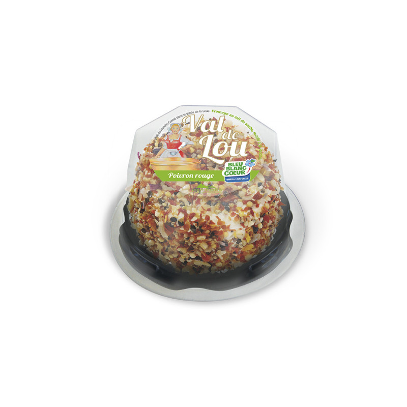 Fromage frais Val de Lou aux Poivrons rouges 100g