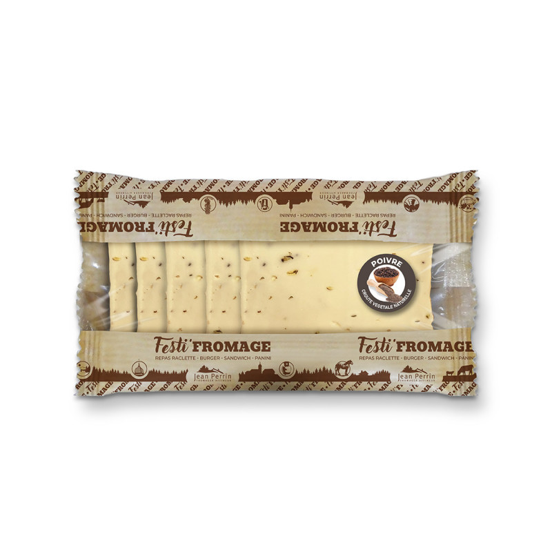 Festi-raclette au Poivre 150g - 5 tranches de 30g
