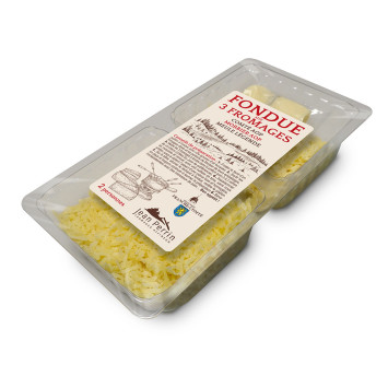 La Fondue 3 fromages 400g (Comté, Morbier, Meule Légende)