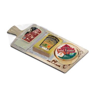 La planche du Fromager n°XVI 300g (Tomme chèvre-Comté 24m-St Vernier)