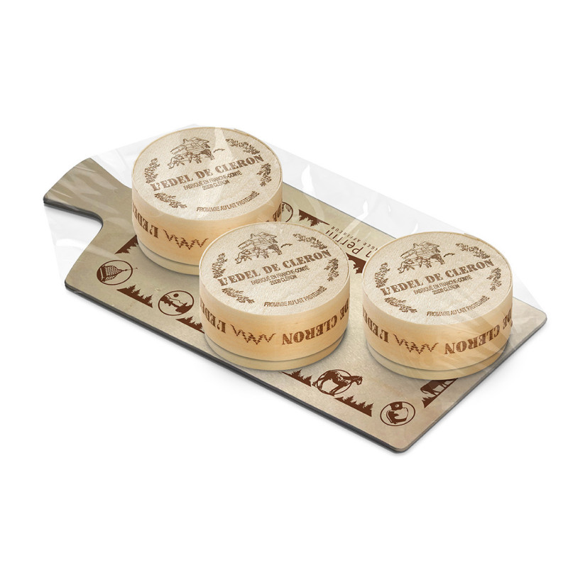 La planche du Fromager n°IV 300g (Mini Edel de Cléron x3)