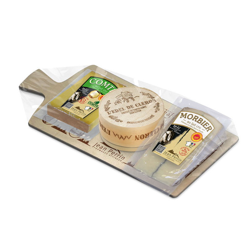 La planche du Fromager n°XXV 300g (Comté 12m-Edel de Cléron-Morbier)