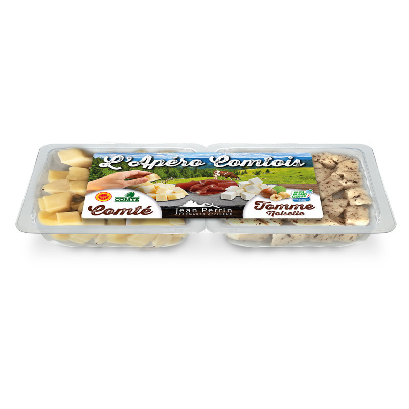 Apéro Comtois 2 saveurs (Comté-Tomme noisette)