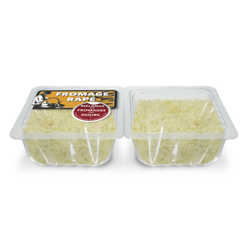 Fromage rapé de fromages du Doubs 500g (Comté, Meule Légende, Raclette)